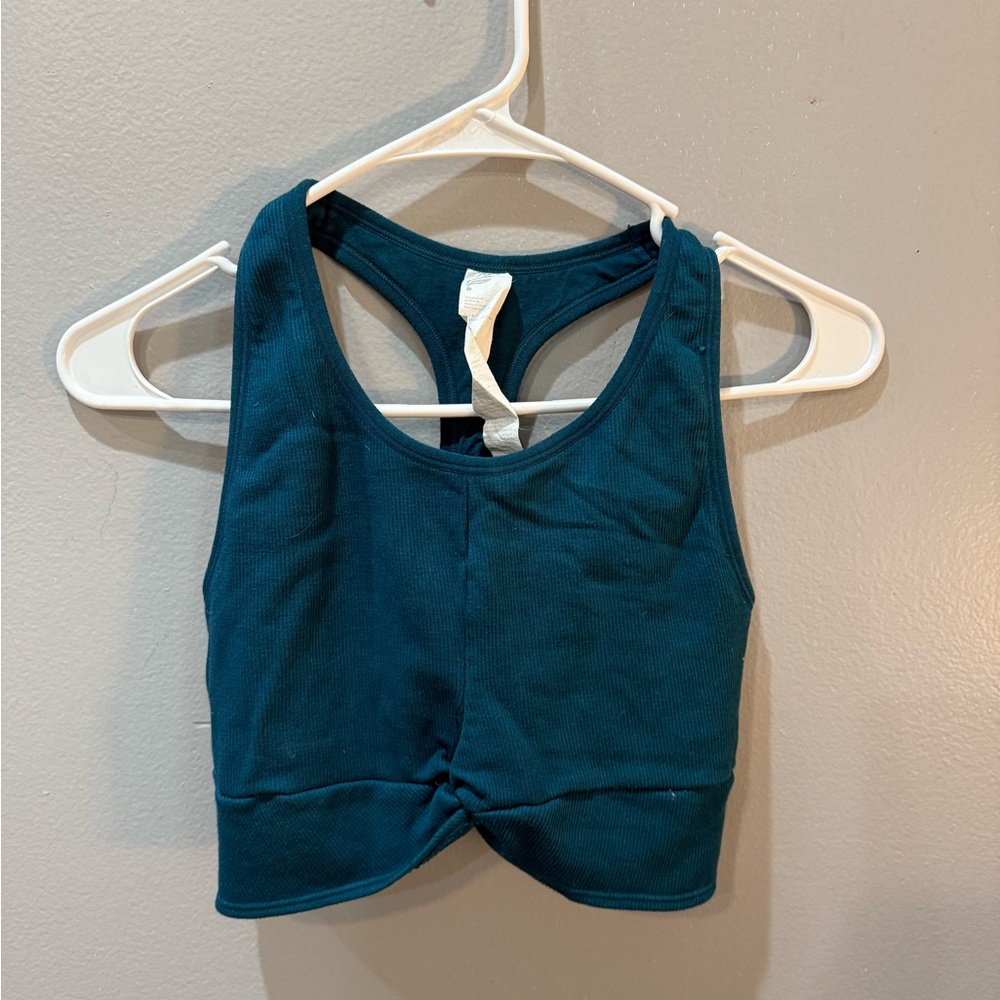 Teal Racerback Fabletics Sports Bra/Tank